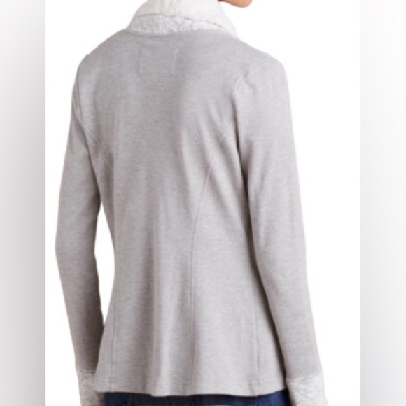 Anthropologie Saturday Sunday Ambrose faux fur cardigan XS - Picture 3 of 8